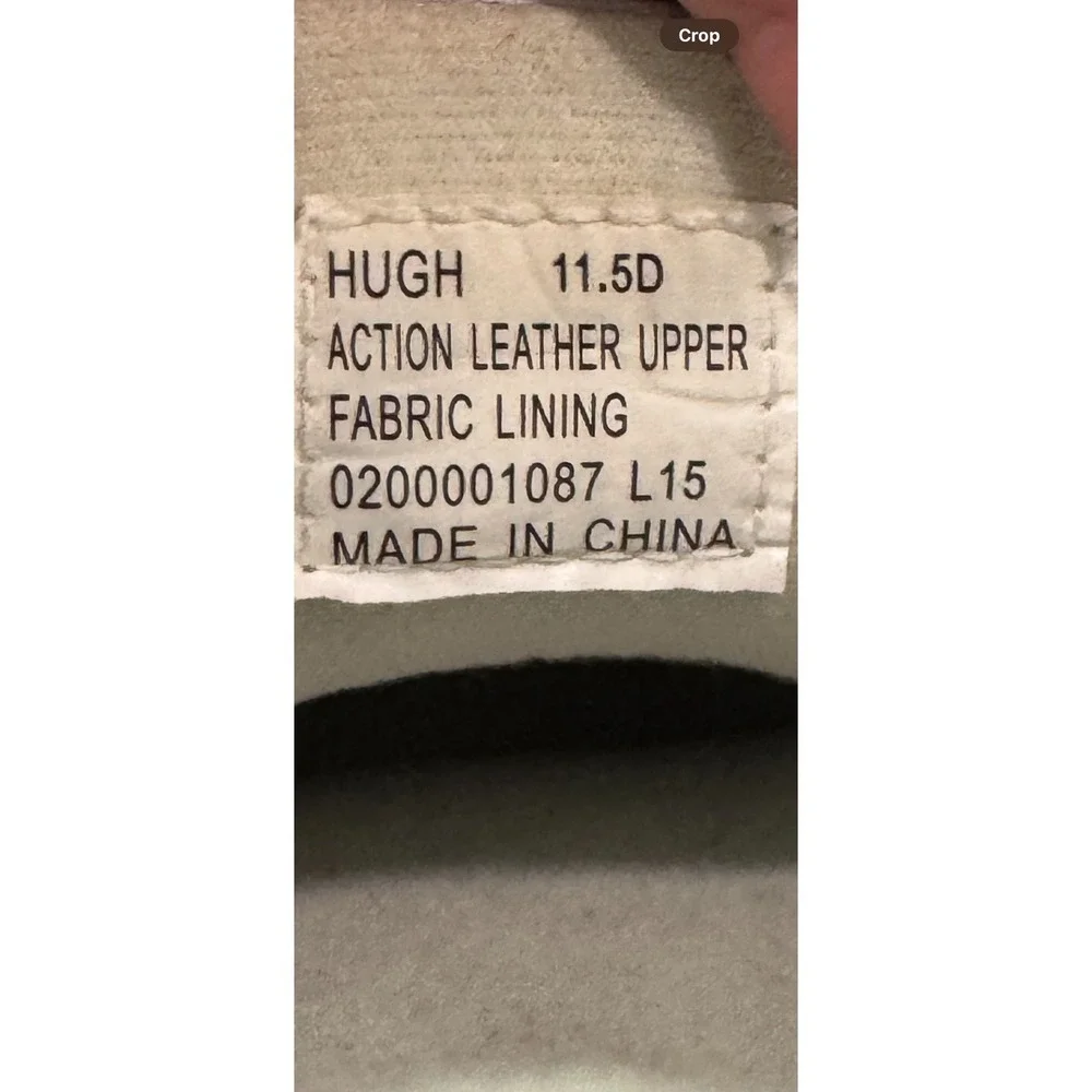 Polo Ralph Lauren Hugh Men's Sneakers White Size‎ 11.5D Casual Leather Lace-Up 2